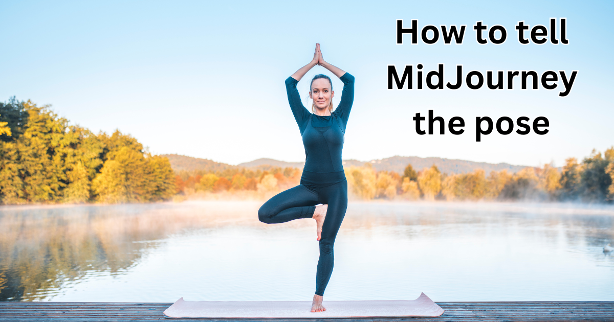 how to tell MidJourney the pose